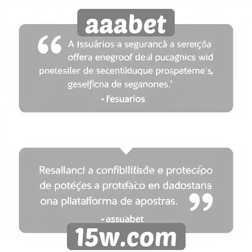 usuários destacam segurança em aaabet